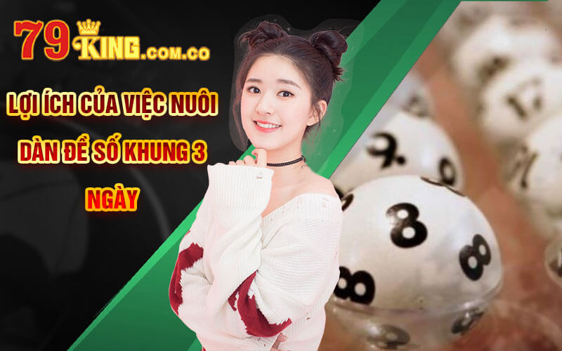 Dàn Đề Số Khung 3 Ngày - Cách Nuôi Dàn Đề Chuẩn Tại 79King 5 Lợi ích của việc nuôi Dàn Đề Số Khung 3 Ngày